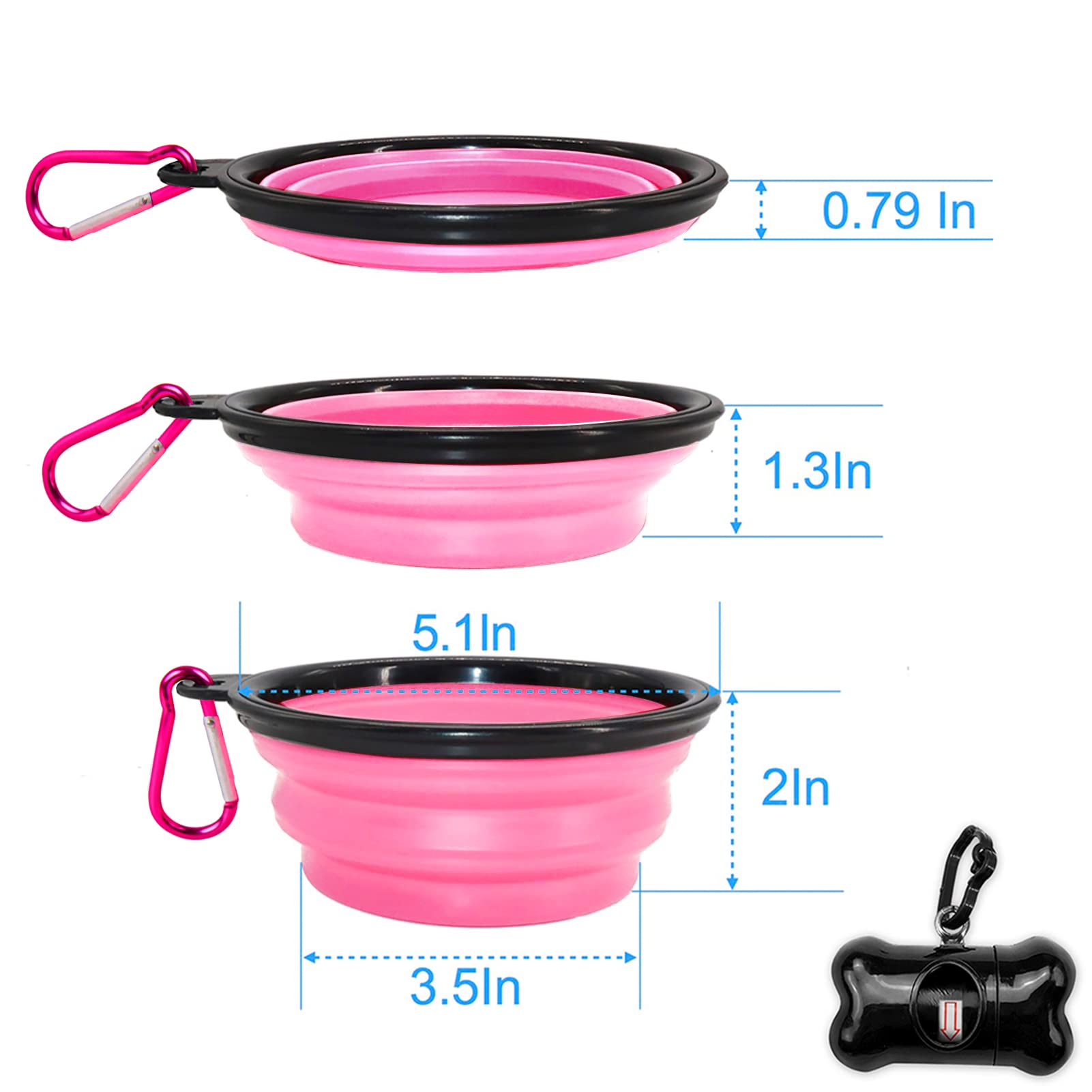 Laisse Barkbay rose, idéal pour les activités quotidiennes et l entraînement léger.
