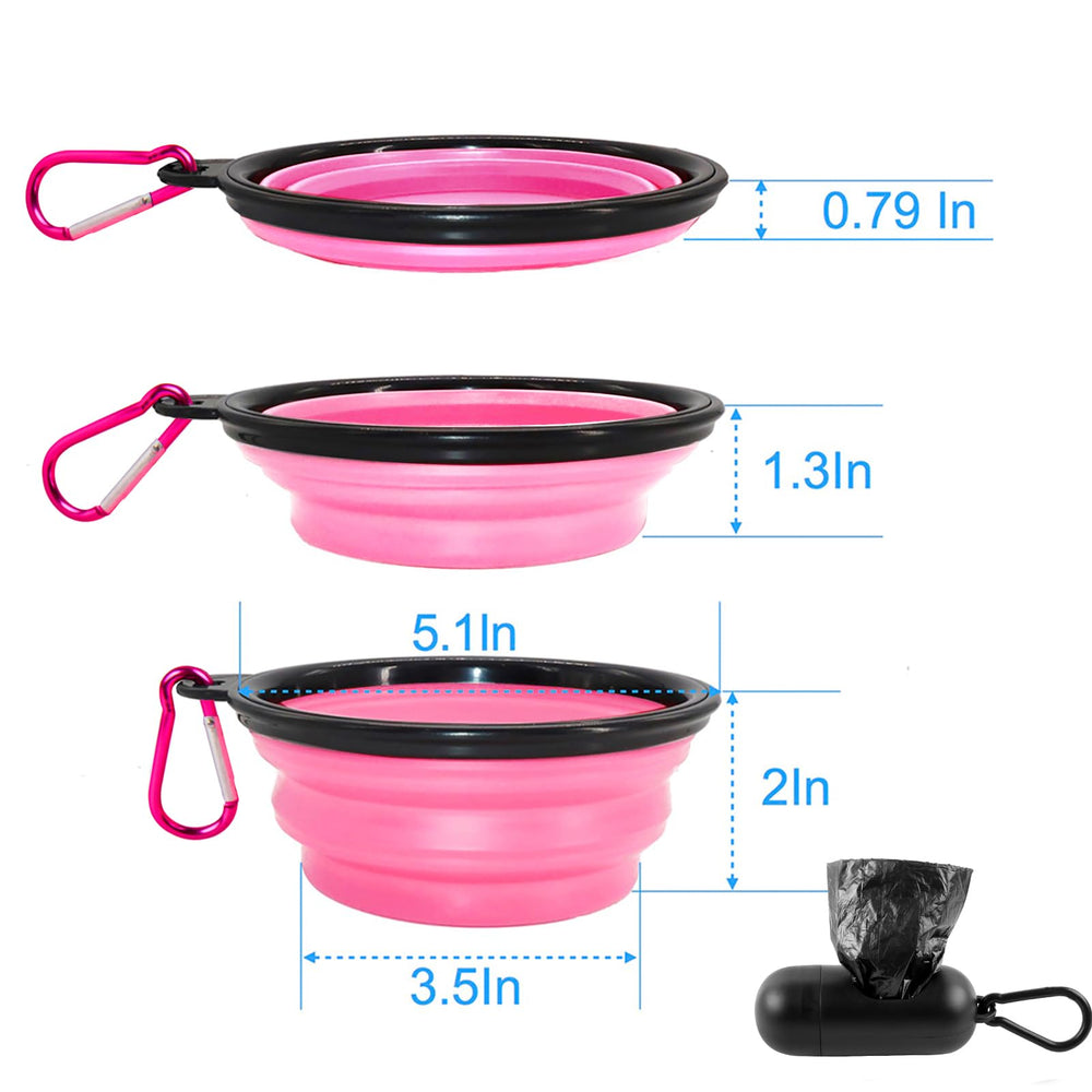 Laisse BarkBay couleur rose bébé, style doux et visible