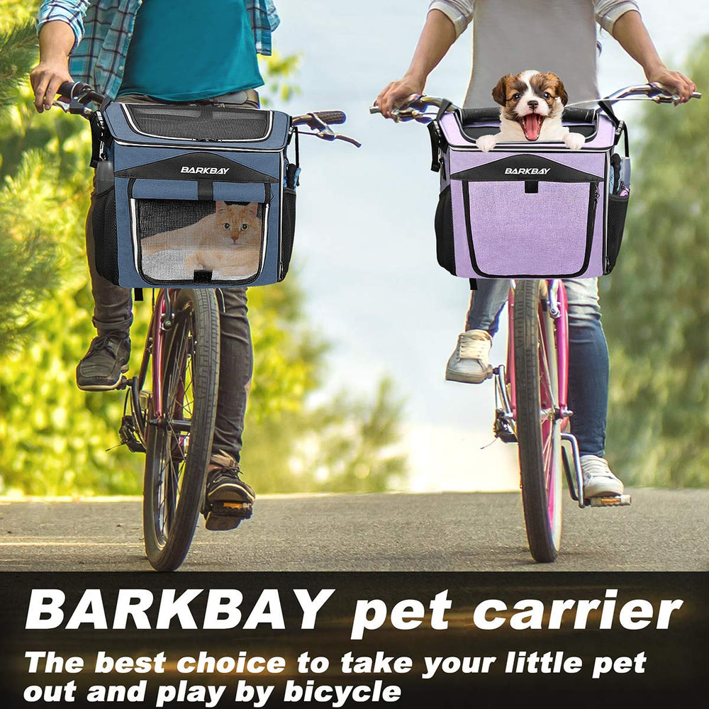 Ouvertures doubles sur le Panier BARKBAY pour chien, accès facilité.