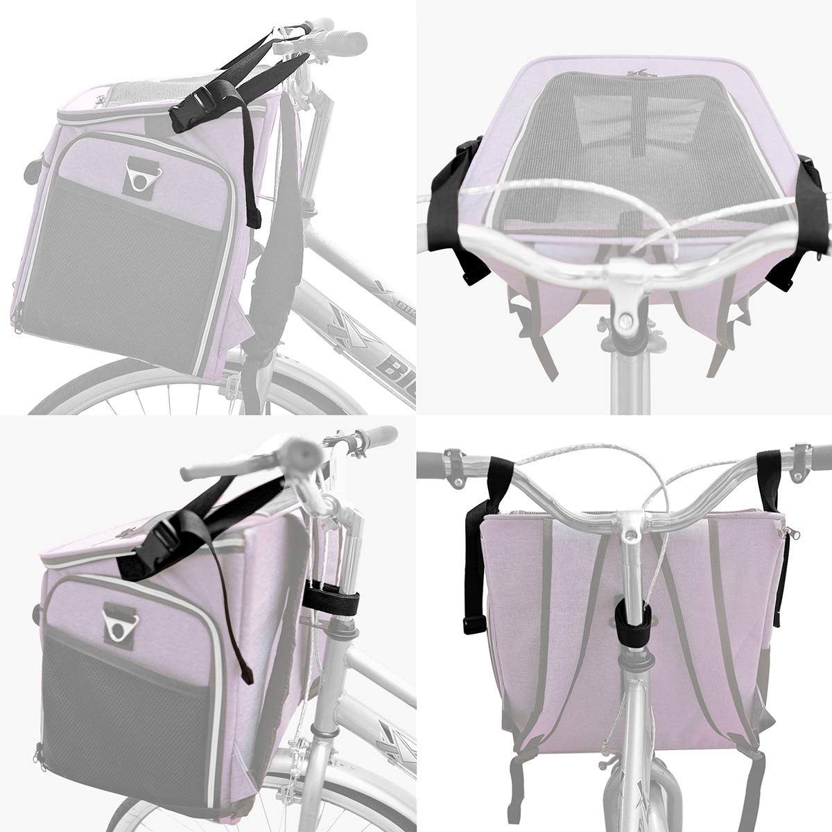 Panier BARKBAY imperméable, nettoyage rapide après pluie légère.