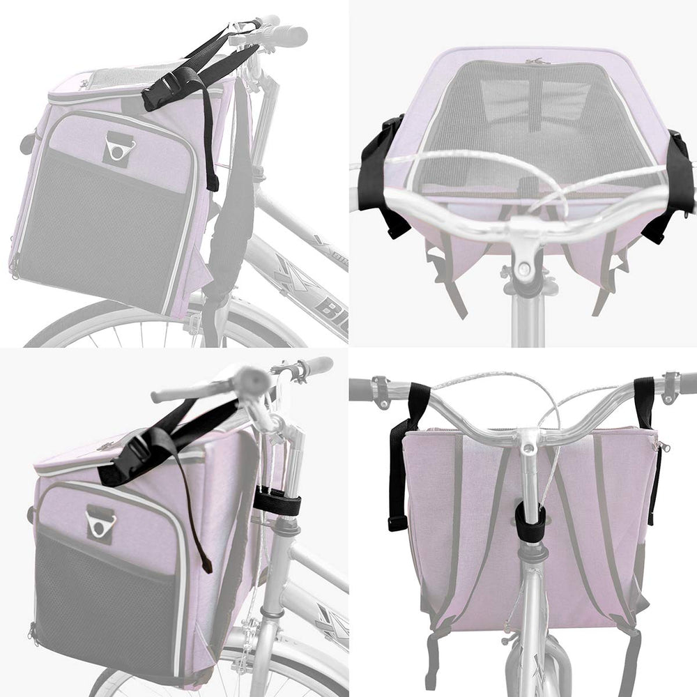Panier BARKBAY imperméable, nettoyage rapide après pluie légère.