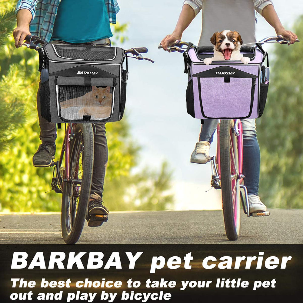 BARKBAY Panier-velo-montage-rapide: installation facile sur guidon.