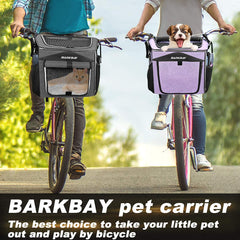 BARKBAY Panier-velo-montage-rapide: installation facile sur guidon.