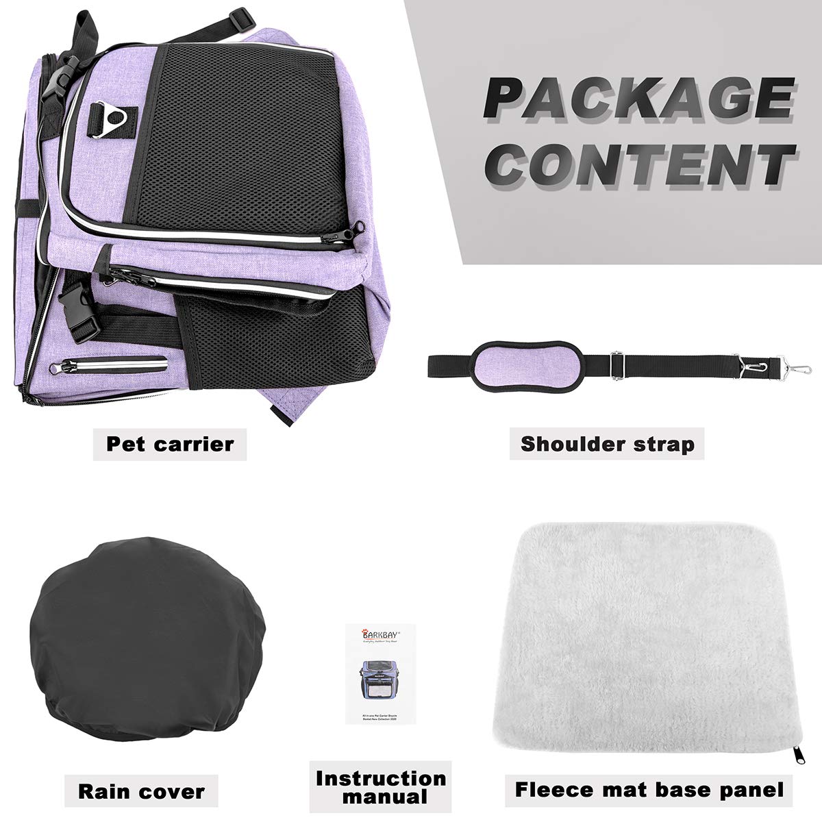 Usage quotidien du Panier BARKBAY pour trajets et courses.