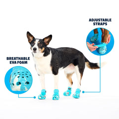 Semelle antidérapante BarkBox Aqua Crocs pour adhérence accrue