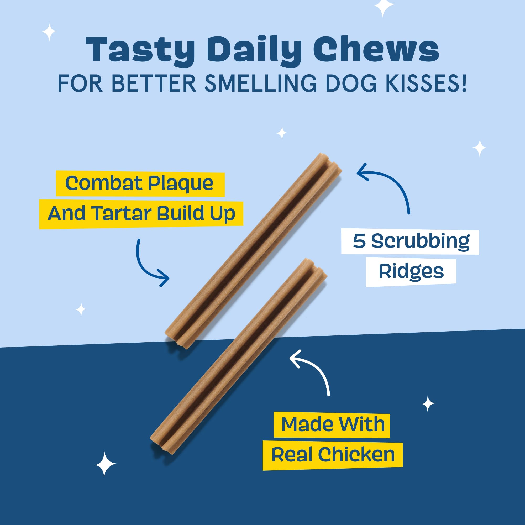 BarkBox Bright batonnet dentaire massage gencives et zones difficiles.
