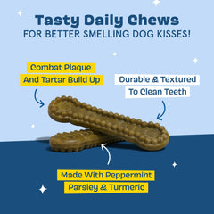 BARKBOX Bright: gros plan sur les ridges pour un nettoyage efficace.