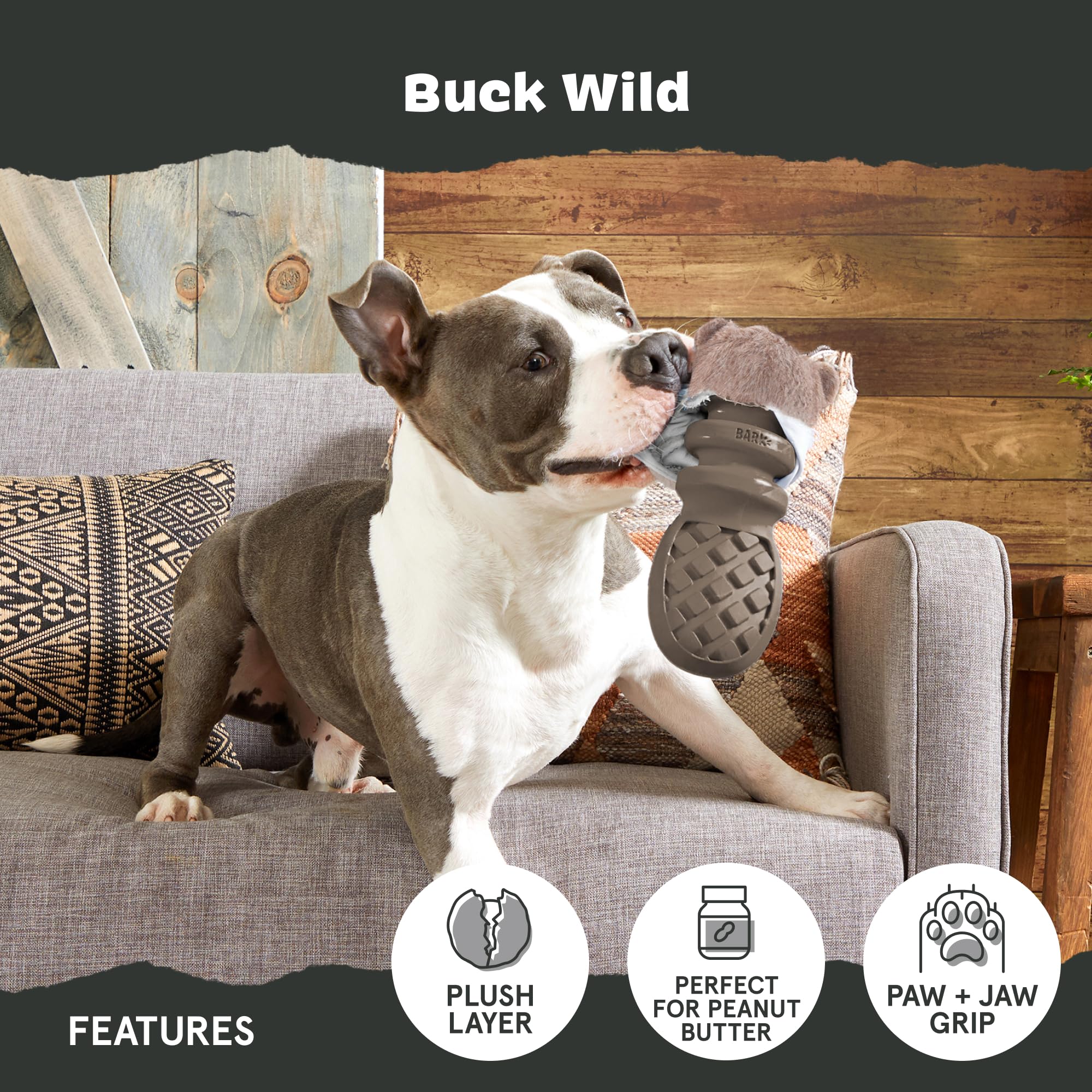 Buck Wild extérieur déchirable offrant une surface stimulante