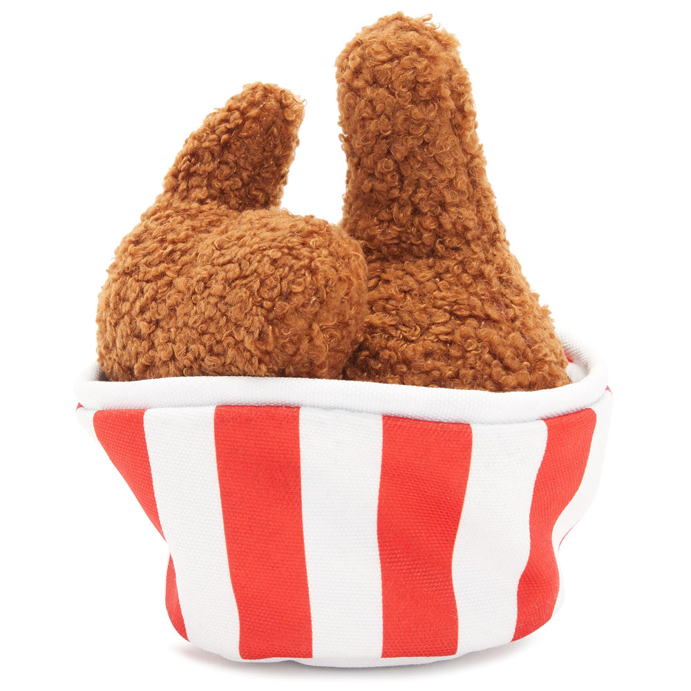 Jouet BarkBox Bucket o’ Fried Licken — peluche crissante pour chien.