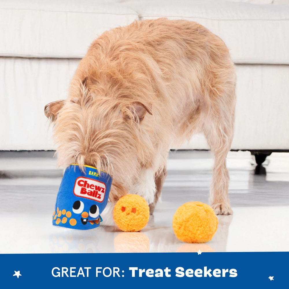 BarkBox Chewz Ballz, jeu triple, idéal pour petits chiens.