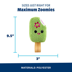 Sifflet intégré de Consuela Cactus Pop BarkBox, pour un jeu stimulant et sonore.