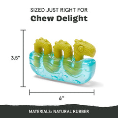 Mélange caoutchouc et nylon du Dogness Monster pour une mastication résistante.
