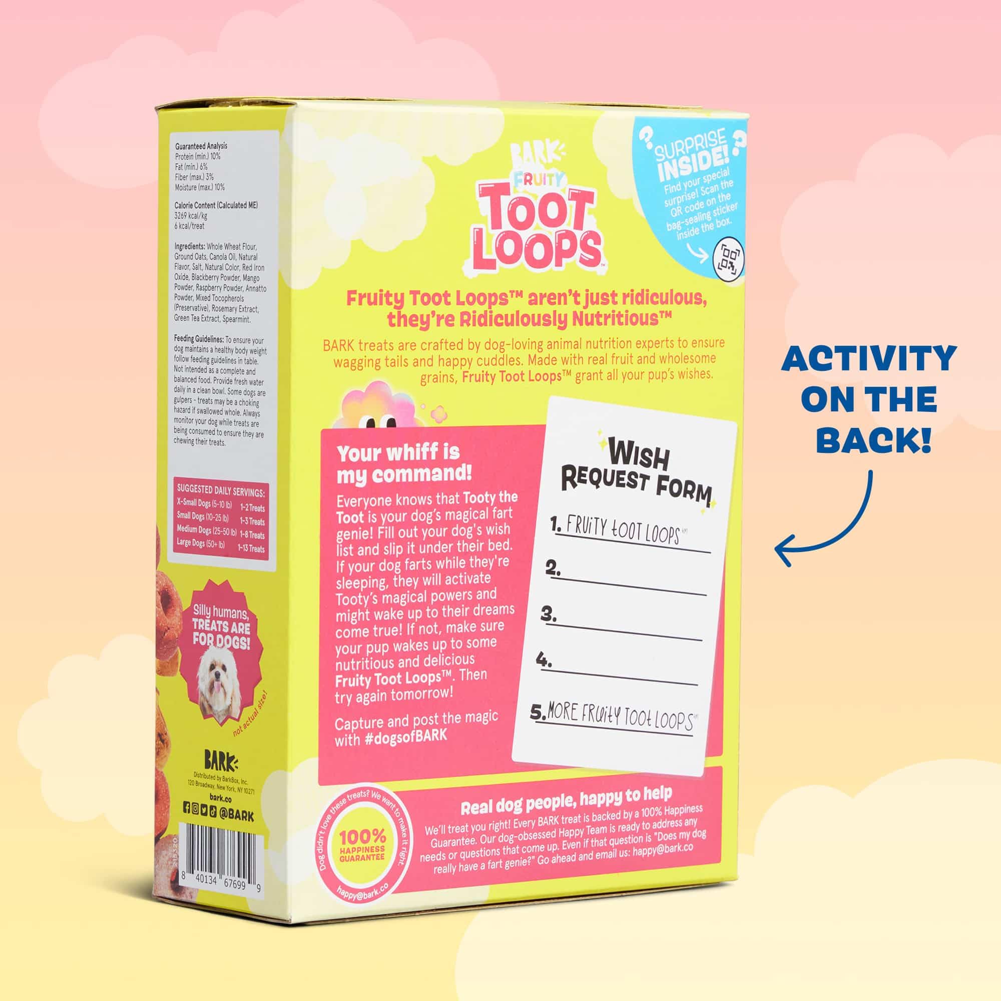 Barkbox Fruity Toot Loops : sans maïs ni soja, ingrédients simples et sûrs
