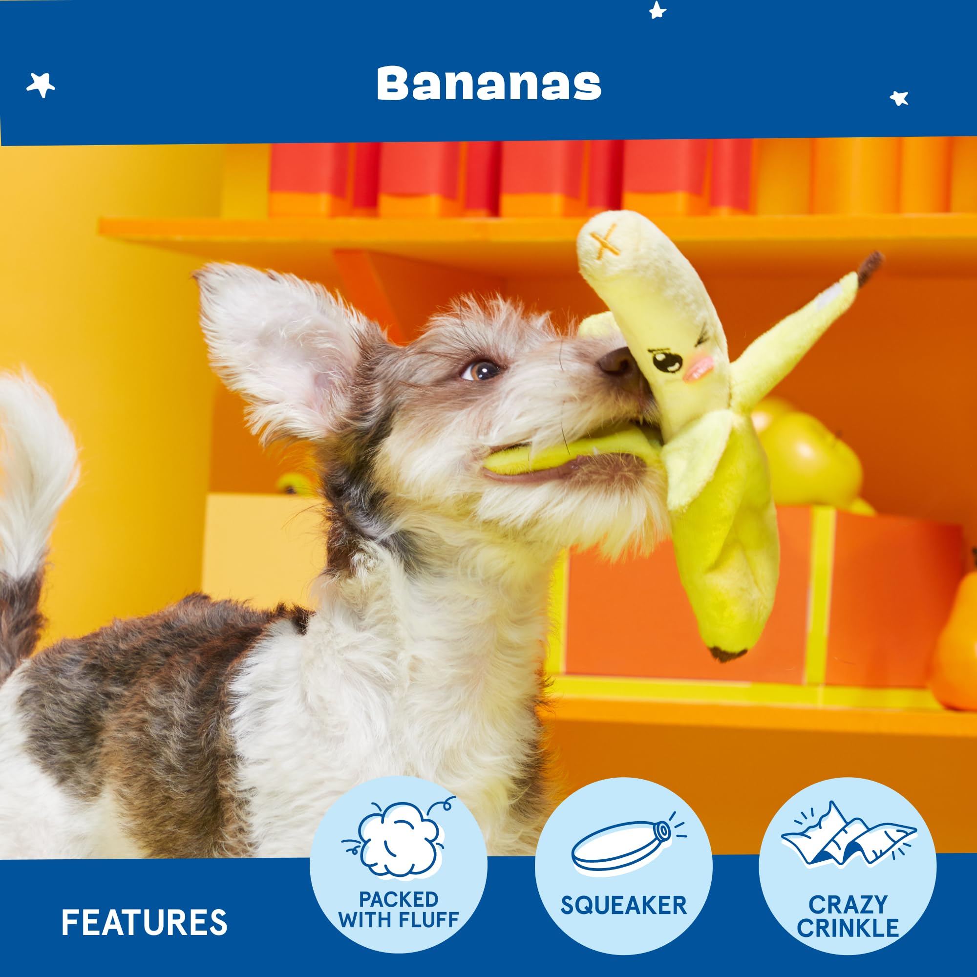 BarkBox Go Bananas: design 2 en 1 durable pour mâchoueurs agressifs.