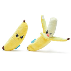BarkBox Go Bananas: ext-peluche et sifflet pour jeu interactif.