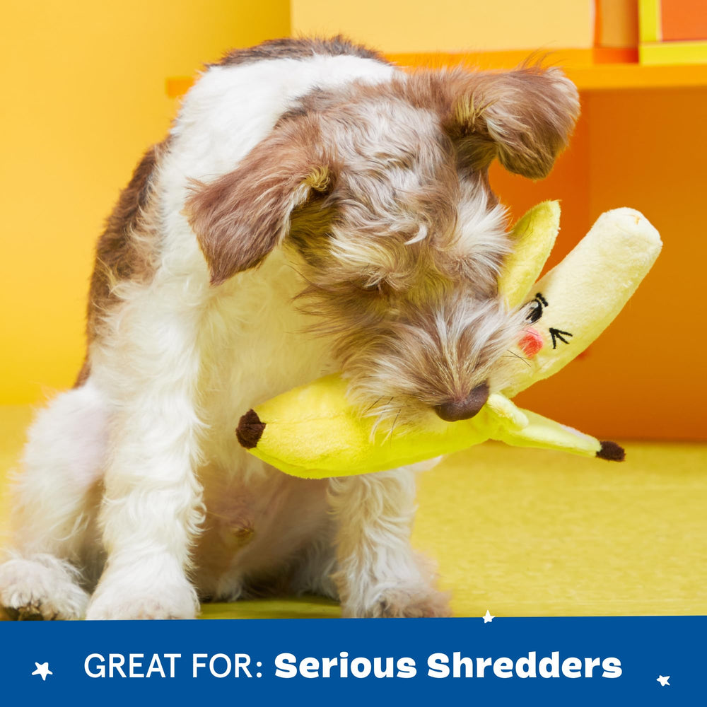 BarkBox Go Bananas: intérieur révèle un second jouet pour prolonger le jeu.