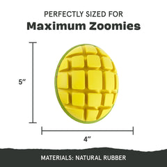 Zones grooves Go Mango pour beurre d'arachide, récompense savoureuse.