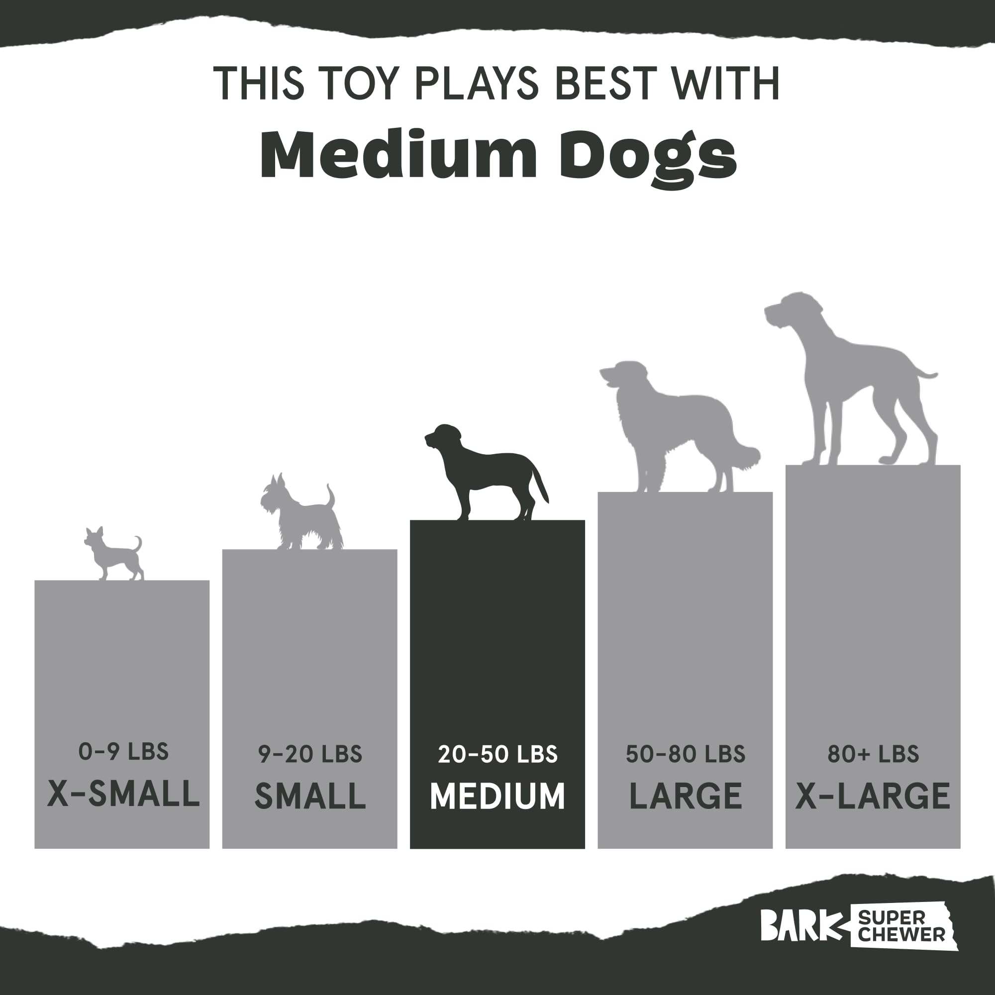 BarkBox Idéal pour lancer et jeu en solo: enrichissement et activité physique.