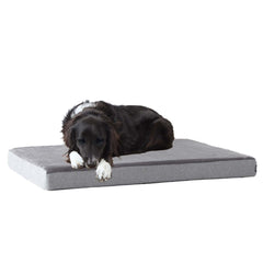 Lit orthopédique BarkBox – vue générale avec mousse mémoire et soutien.