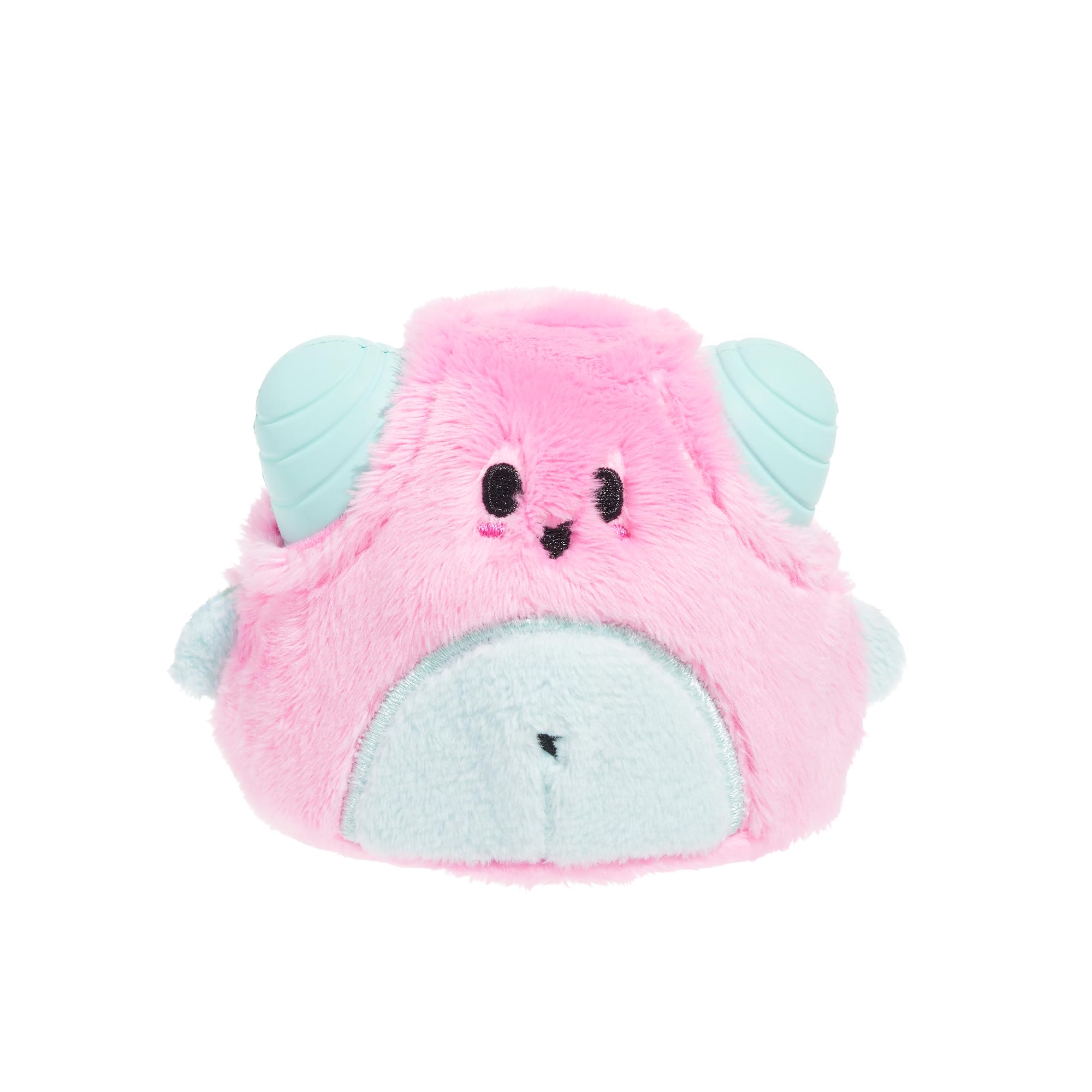 BarkBox Lover Beast, peluche rose et bleu, idéale pour mâcher et jouer.