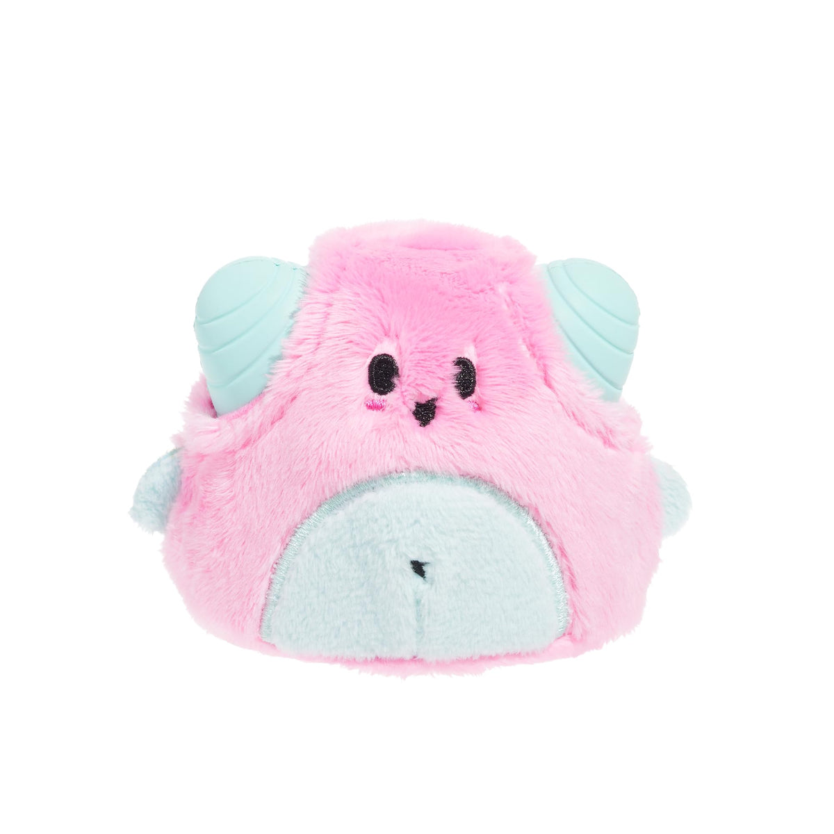 BarkBox Lover Beast, peluche rose et bleu, idéale pour mâcher et jouer.