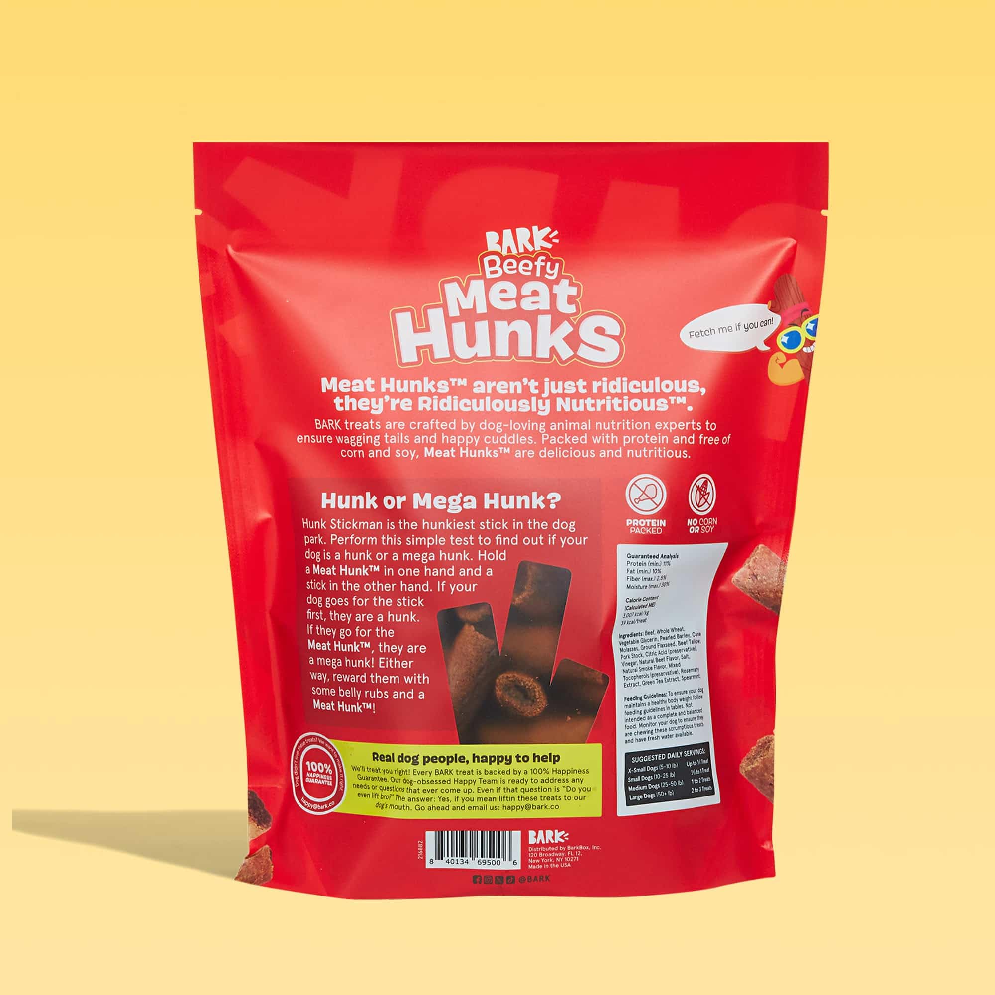 Barkbox sans maïs ni soja, choix nutritif pour chiens.