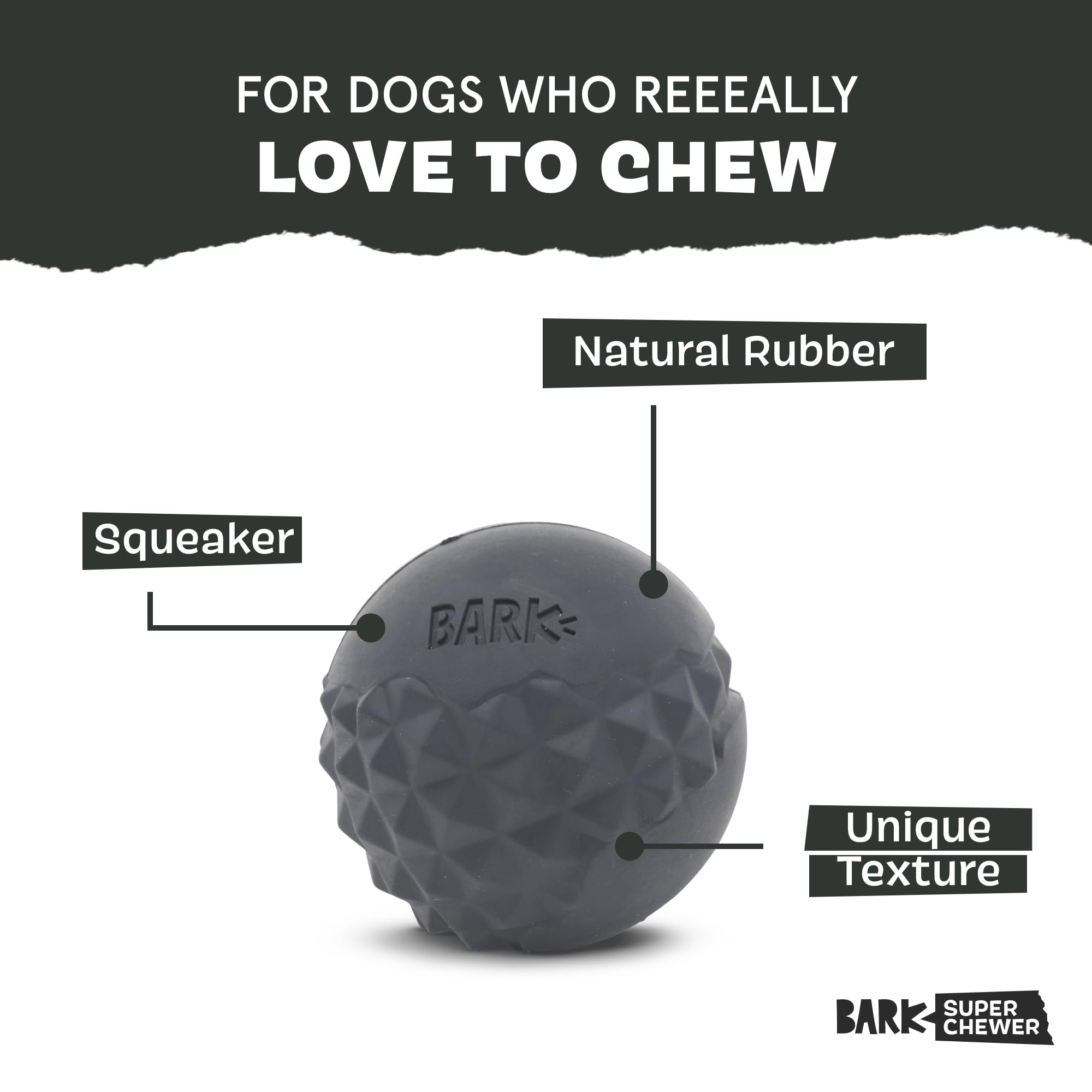 Sifflet intégré BarkBox Super Chewer Comet-Petit prolongeant le plaisir de jeu.