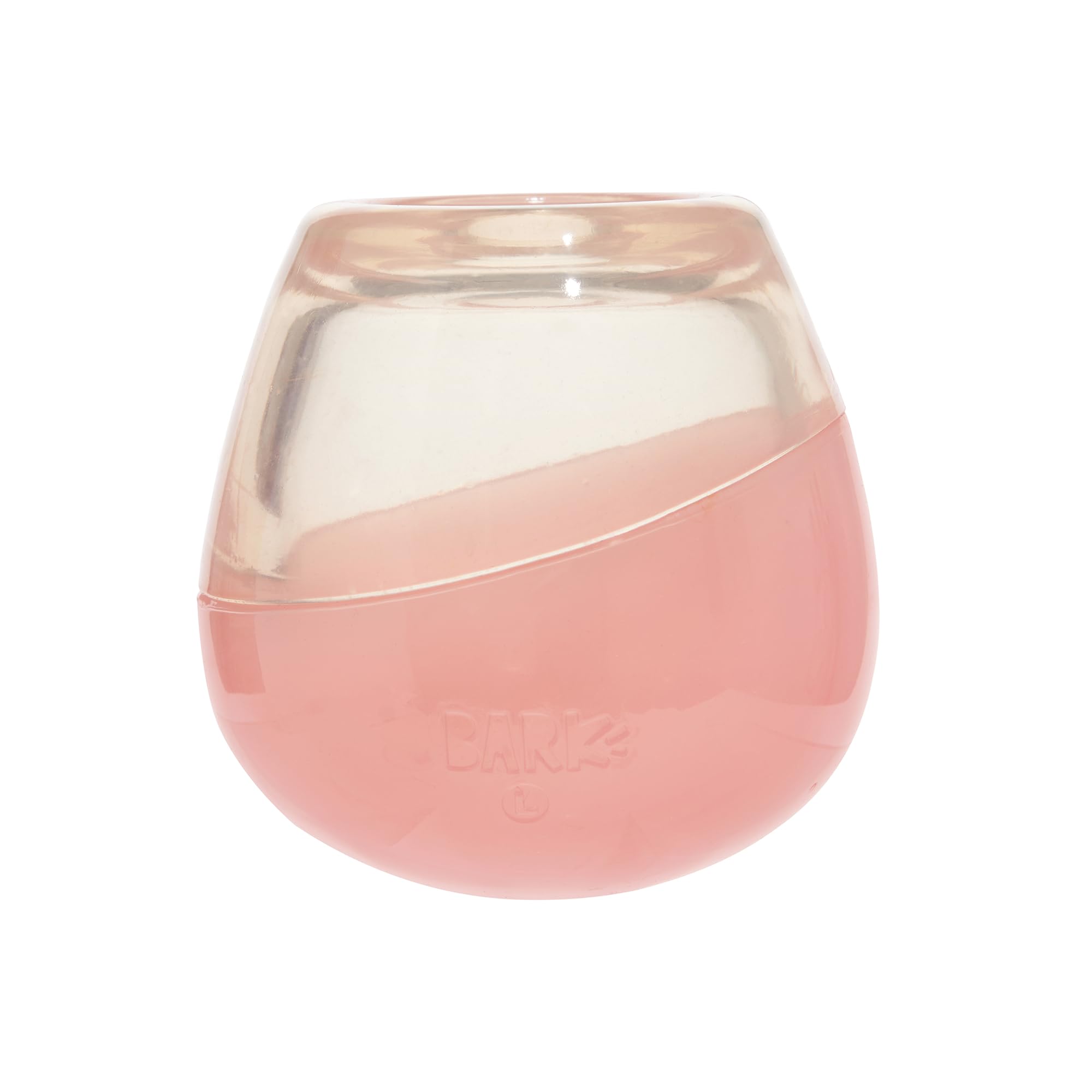 Jouet BarkBox Tipsy Rosé pour gros mors, idéal pour sessions de mastication.