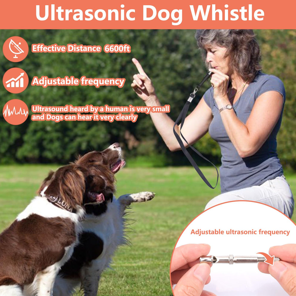 BARKIE kit sifflet-clicker 2-en-1 – polyvalence pour sessions d'entraînement variées.