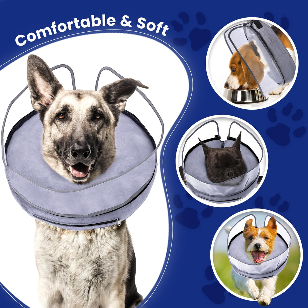 Fixation sûre Barkless: maintien stable autour du cou.