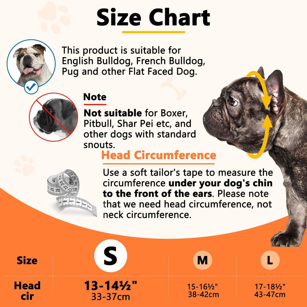 Muzzle Barkless avec museau plat et trois trous pour vue et ventilation.