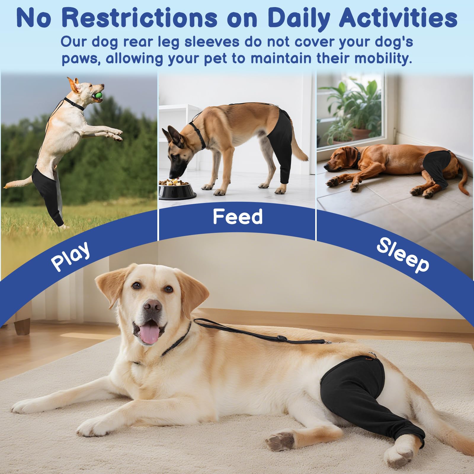 BARKLESS tissu-leger patte-arriere chien respiration et confort