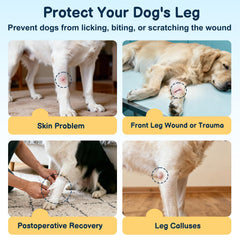 BARKLESS tissu-respirant-douce pour patte-avant, ventilation efficace.