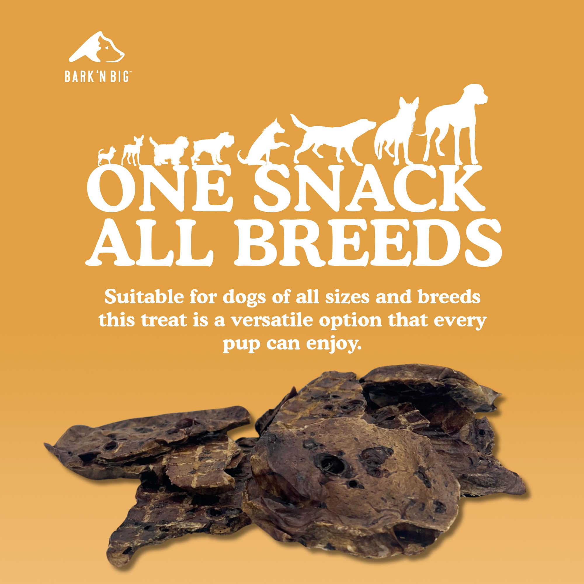 BARK'N BIG tranche-agneau-poumon: friandise simple et sans additifs pour récompenser.