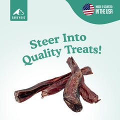 Emballage BARK'N BIG montrant les sticks, traçabilité et qualité américaines.