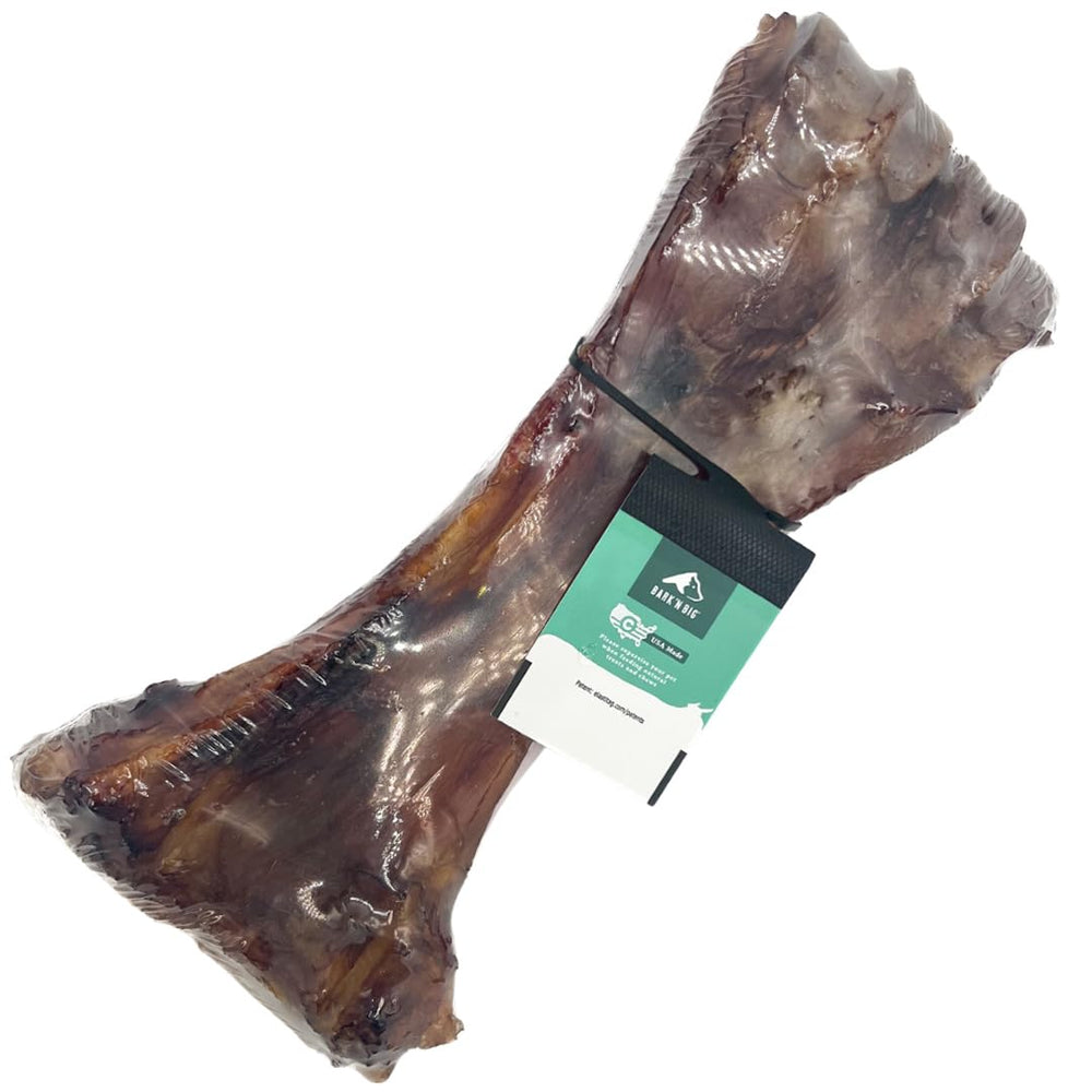 BARK'N BIG os de boeuf fumé avec moelle pour chiens solides et gourmands