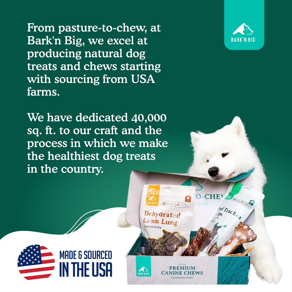BARK'N BIG production USA – fabrication contrôlée et qualité assurée.