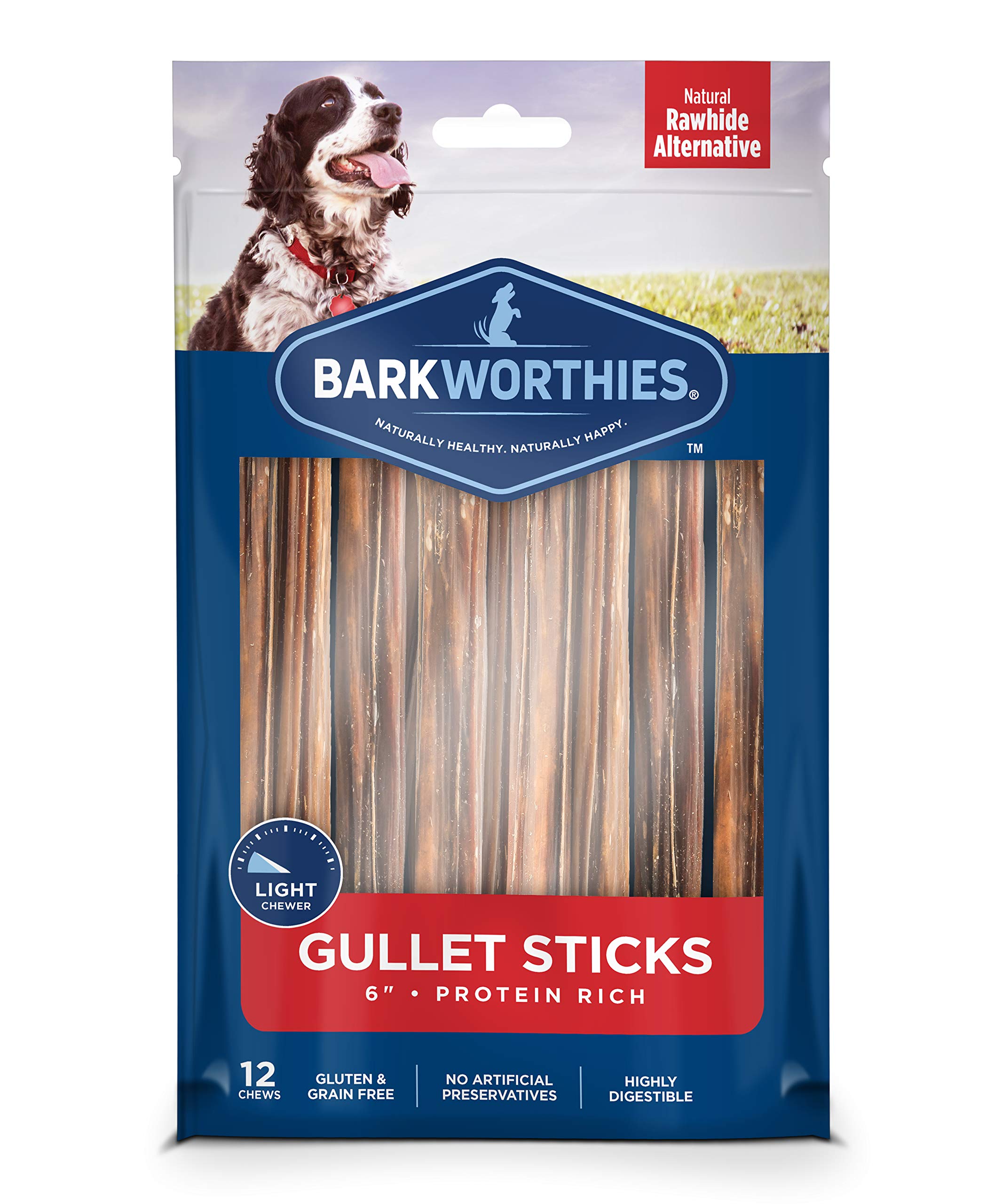 Barkworthies bâtonnets boeuf goulet 15 cm – friandise protéinée naturelle.
