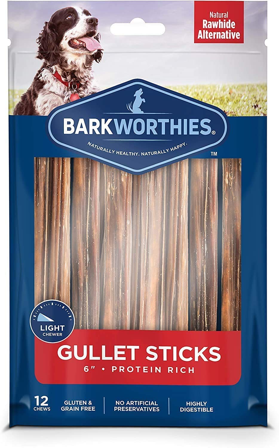 Texture rugueuse Barkworthies pour une mastication satisfaisante