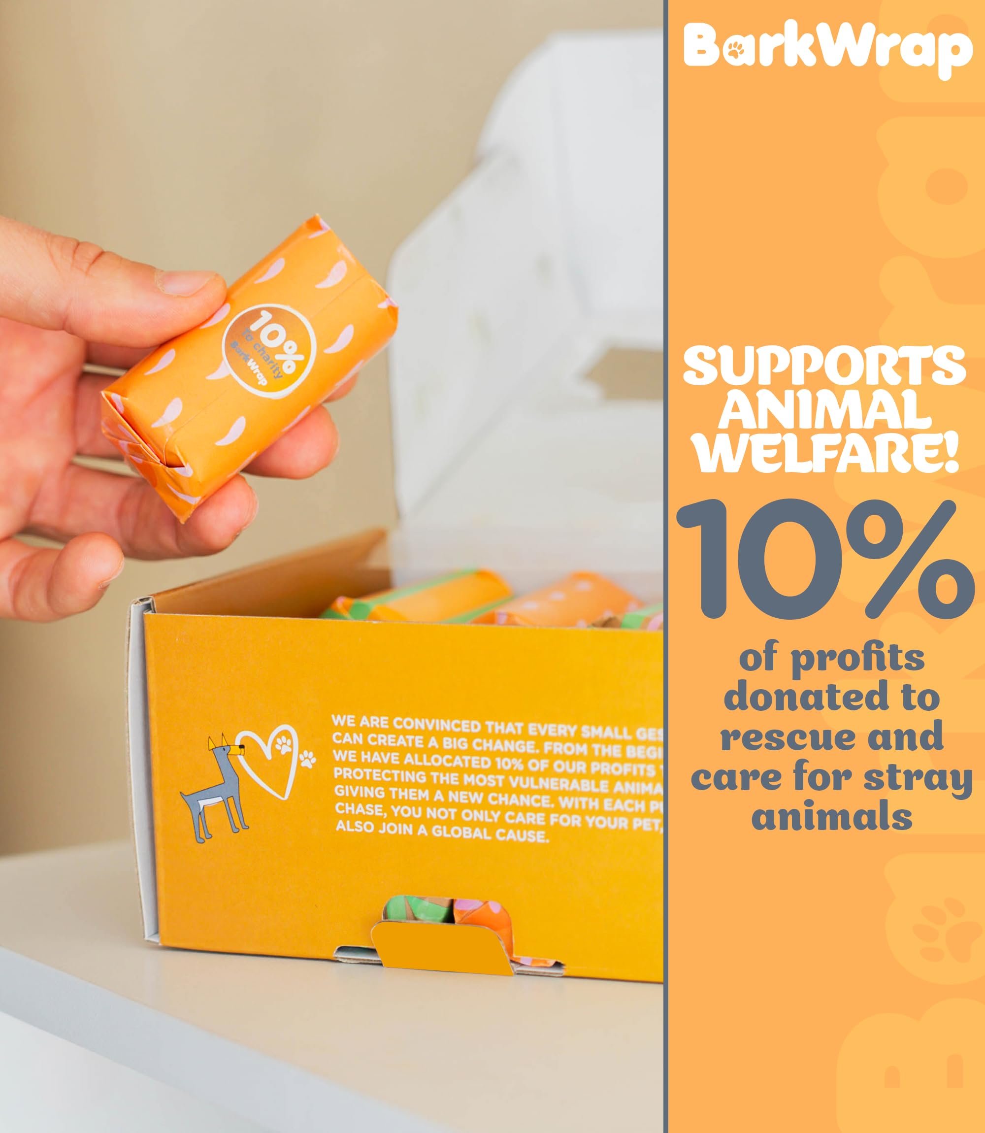 BARKWRAP BAG – soutien à des associations animalières.