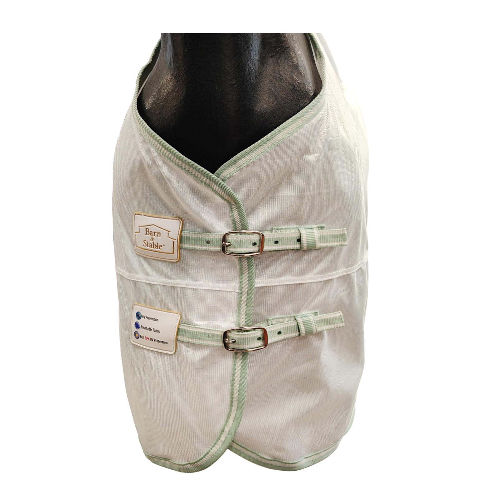 BARN & STABLE drap renforts attaches cuir cheval, durabilité accrue.