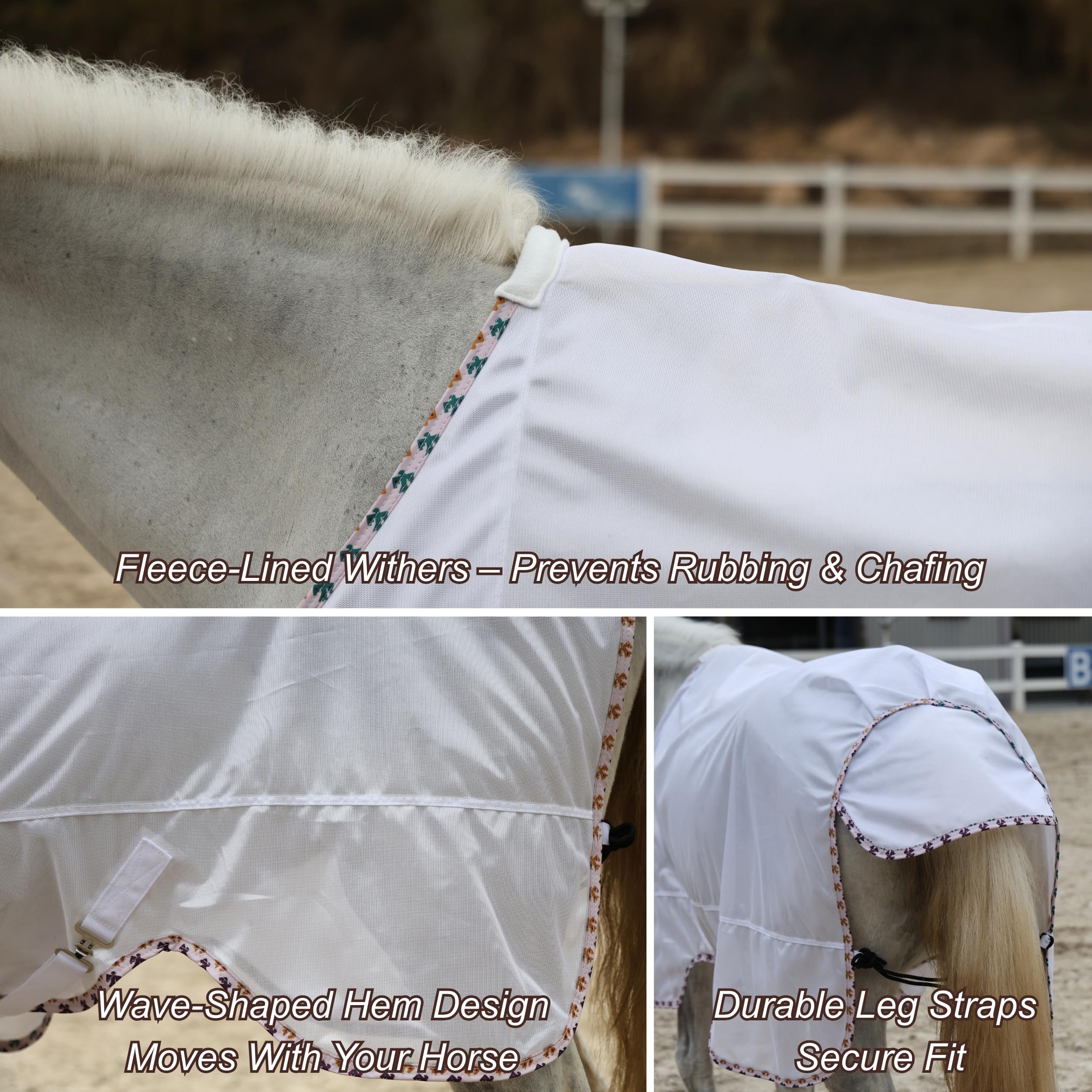 BARN & STABLE couture renforcee sur les bords pour moins d'usure et plus de confort.