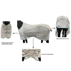 BARN & STABLE, protection UV efficace pour limiter la chaleur au cheval.