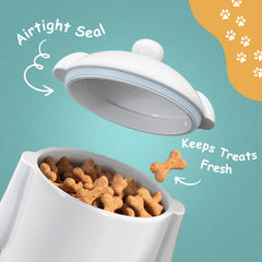 Barnyard Designs: couvercles hermétiques assurant fraîcheur des friandises pour chiens et chats.