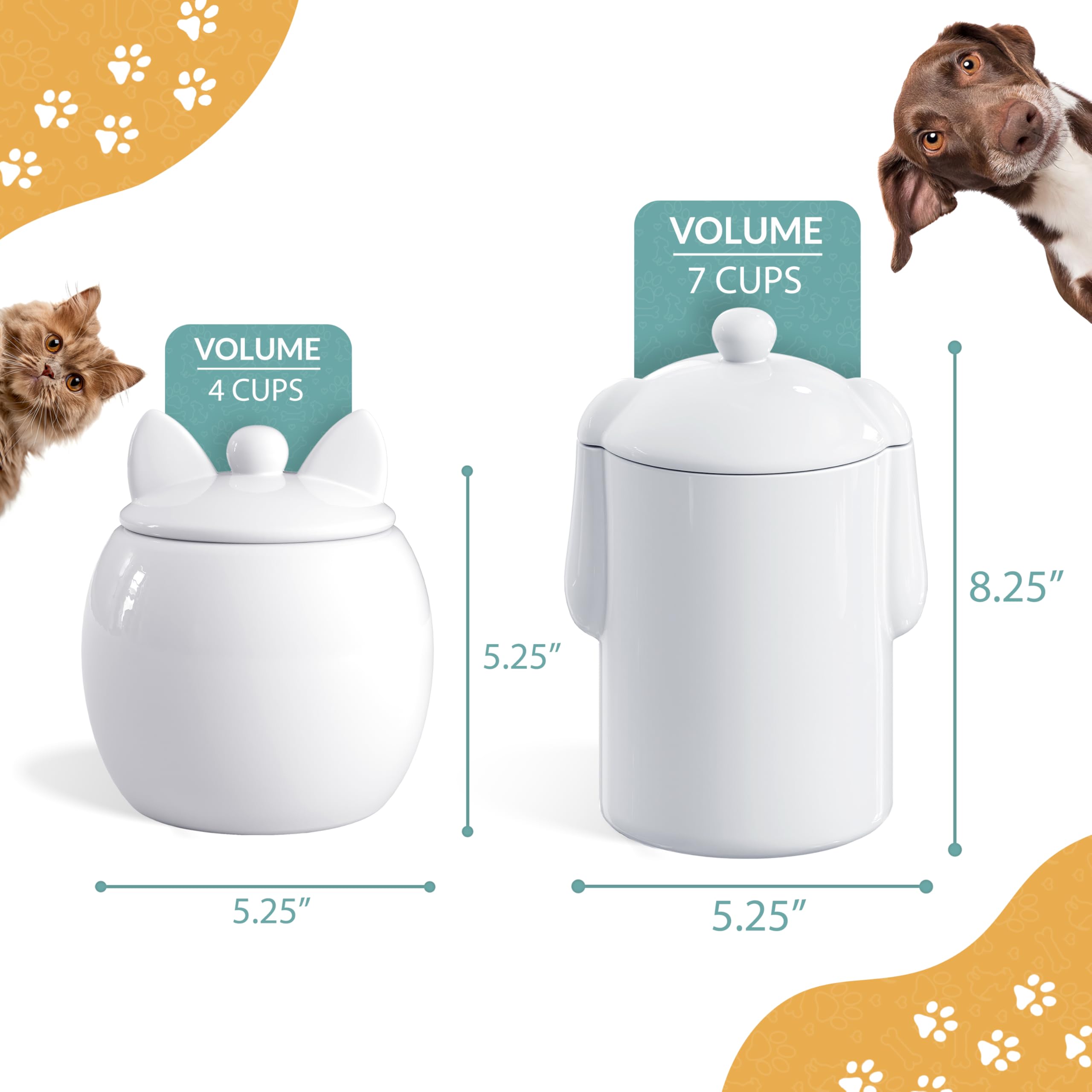 Barnyard Designs: tailles 880 ml et 1600 ml pour rangement pratique.