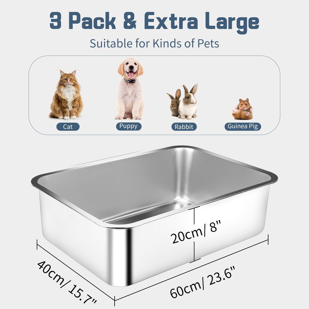 Bartuke XXL bac à litière, entrée large facilitant l’accès pour tous les chats.