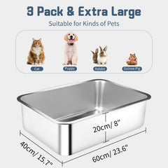 Bartuke XXL bac à litière, entrée large facilitant l’accès pour tous les chats.
