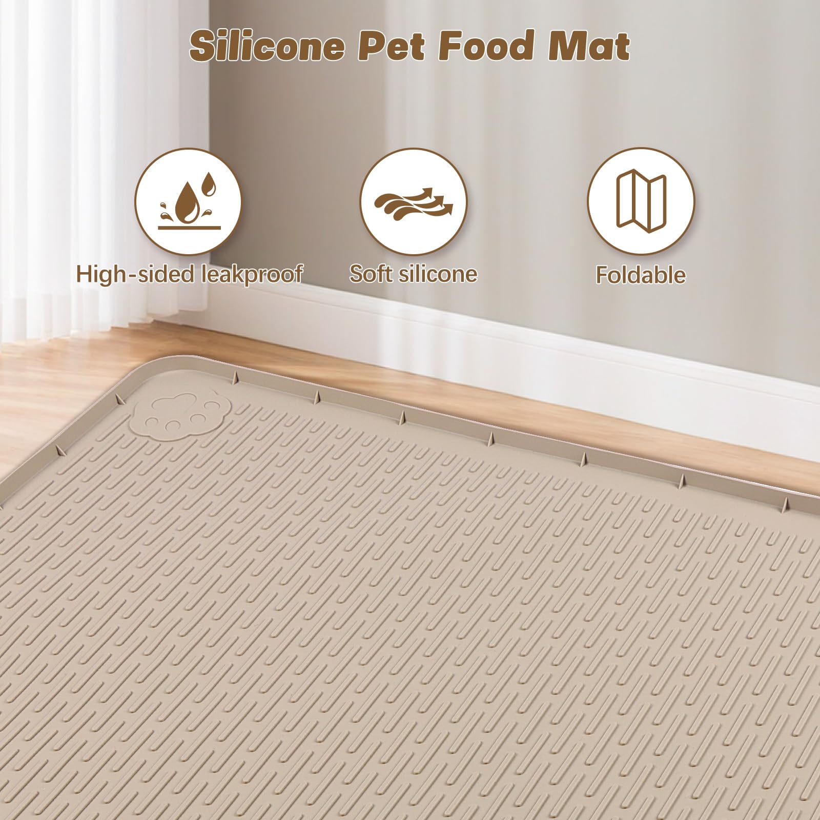 Bartuke tapis pliable et roulable, se range facilement après utilisation.