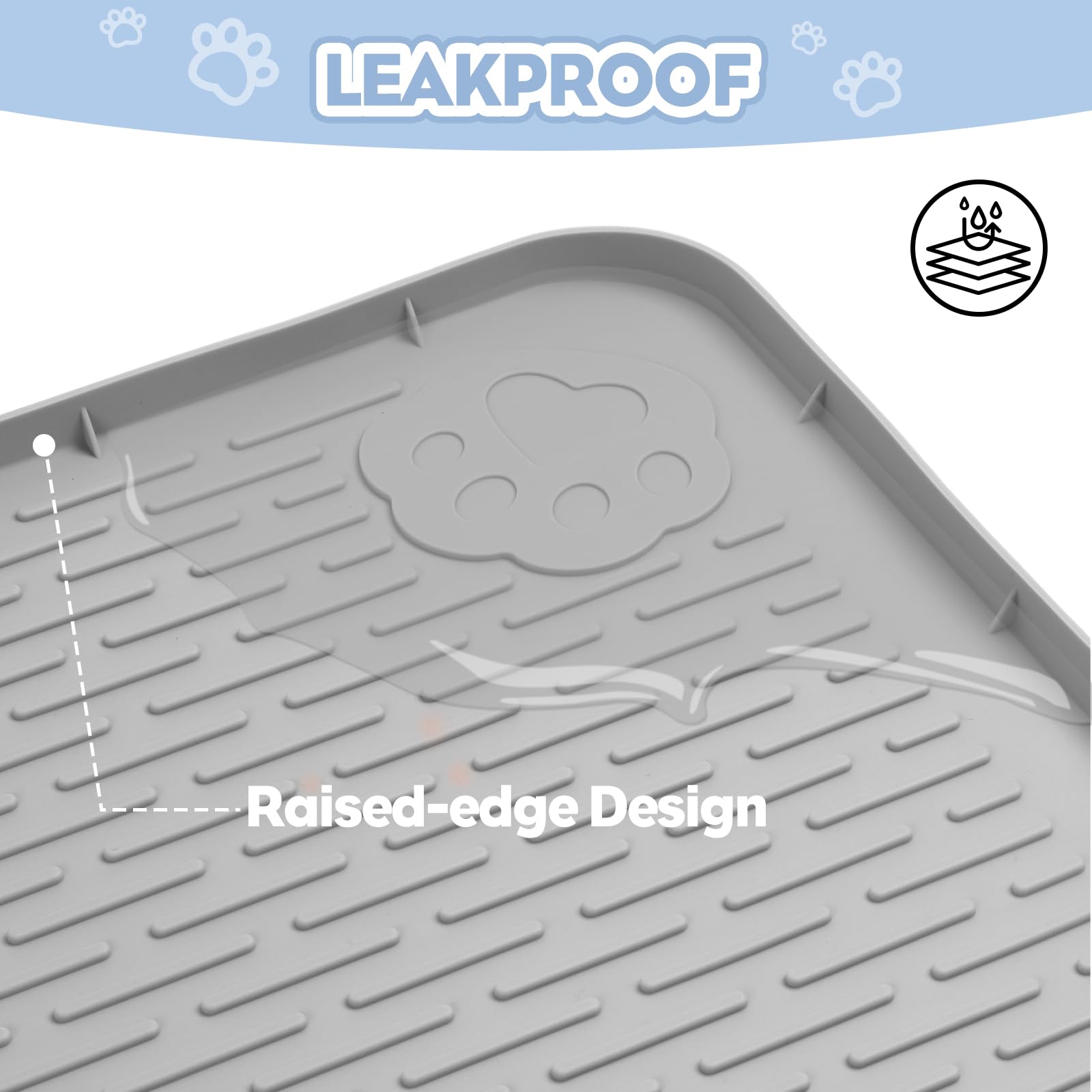 Bartuke Tapis Confort Pattes – silicone doux, sécurité pour les pattes.