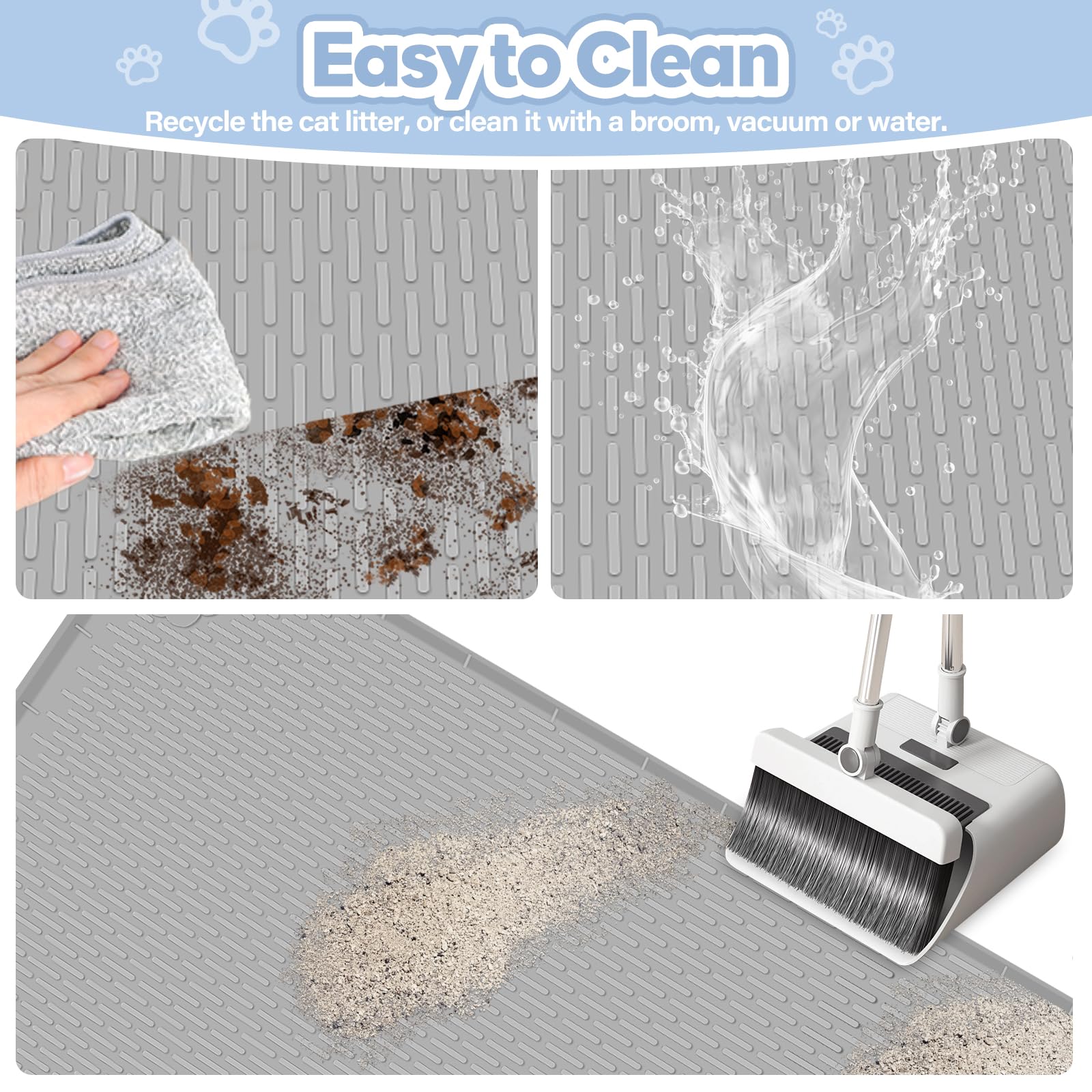 Bartuke Tapis Protection Sol – protège les sols des traces et poussières.